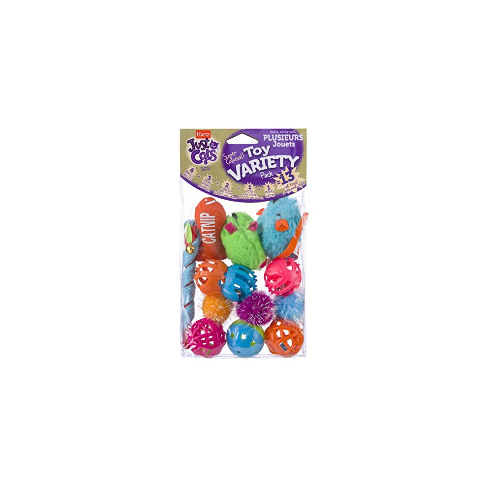 HARTZ Just For Cats Toy Variety Pack - 13 Piece