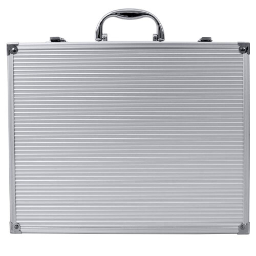 VINCENT LONGO Vincent Master Case Travel Stylist Barber Case (Small, Silver)