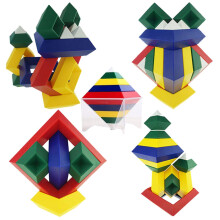 KUTOI Brinquedo de Empilhamento em Pirâmide Blocos de Construção 3D para Crianças e Adultos