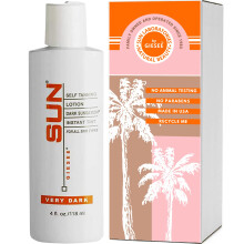 Lotion Bronzeadora Sem Sol Sun Laboratories Por Giesee 4 oz - Sem Fragrância, Orgânica, Natural