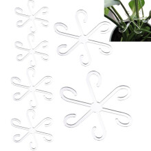 Vining Plant Clips 6Pcs Plant Climbing Wall Clips 3 Sizes Garden Clips Acrylic Plant Support Stakes For Greenhouse Flowers