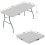 Vida Designs (4 Chairs) Indoor Outdoor Folding Table 5ft & Folding Chairs 5