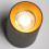 CGC Black Round Surface Down Light Spot light With Gold Reflector 3
