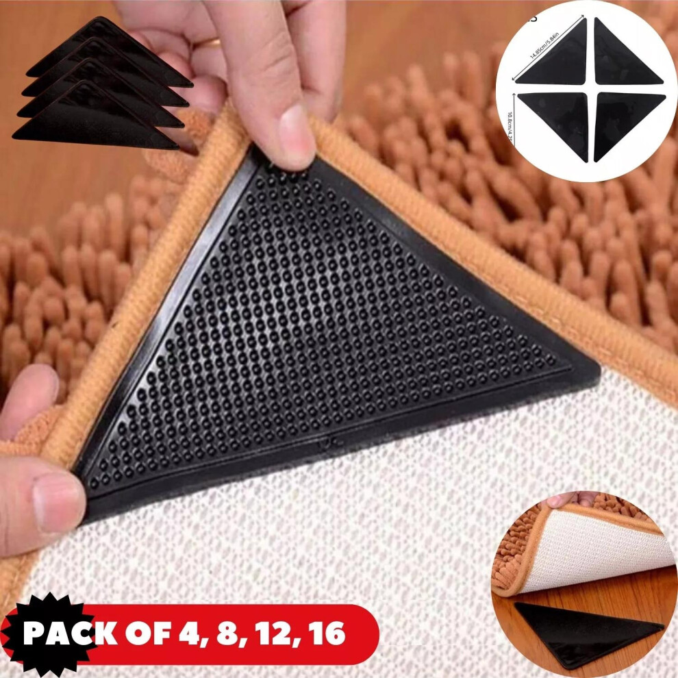 (8x PACK) RUG GRIPPER FOR CARPET NON SLIP MAT RUG ANTI SLIDE
