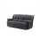 Torino Grey Fabric 3+3 Recliner Sofa Set 3