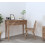 Bordeaux Rattan Dressing Table - Boho Chic with Luxe Gold Detailing 1