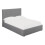 Lucca Grey Fabric Kingsize Bed - Classic with Button-Detail Headboard 1