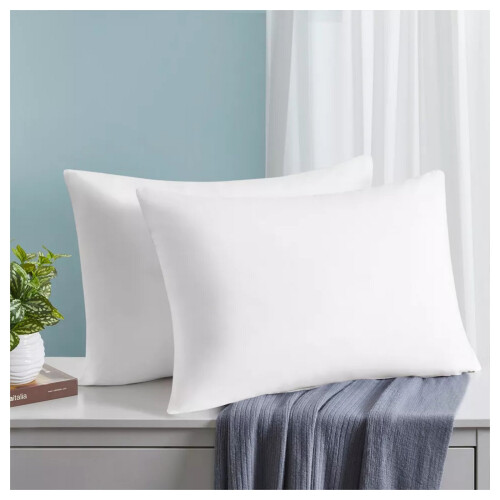Imperial Rooms (Plain White Pillowcase Pair (50x75 cm)) Waterproof Terry Towel Mattress Protector Single Double King