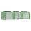 Outsunny Outsunny Tunnel Greenhouse Steel Frame for Garden w/ Zipper Doors 1