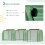 Outsunny Outsunny Tunnel Greenhouse Steel Frame for Garden w/ Zipper Doors 7