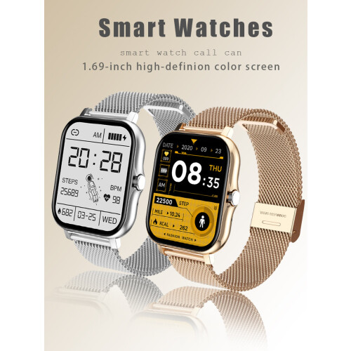 (gold) waterproof bluetooth Smart watch 2
