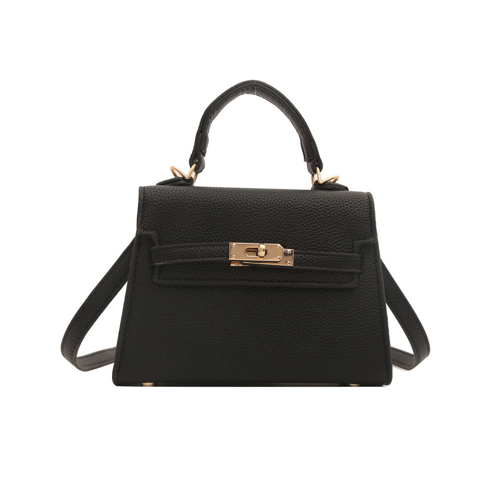 (black) Women's Handbag with Shoulder Strap Pu Leather