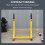 Homcom HOMCOM Dip Station Chin Up Parallel Bars Pull Up Power Tower Home Gym Workout 4