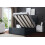 DS Living (Single, Steel) Elara Winged Paneled Upholstered Bed with Ottoman 5