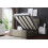 DS Living (Double , Cream) Elara Winged Paneled Upholstered Bed with Ottoman 5