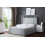 DS Living (Super King, Silver) Elara Winged Paneled Upholstered Bed with Ottoman 4