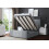 DS Living (Super King, Silver) Elara Winged Paneled Upholstered Bed with Ottoman 5