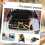 PawHut PawHut 3 Wheel Pet Stroller, for Medium Small Dogs, Foldable Cat Pram - Yellow 5
