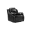 Valencia Black Leather Recliner 3+2+1 Seater Sofa Set 2