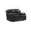 Valencia Black Leather Recliner 3+2+1 Seater Sofa Set 3