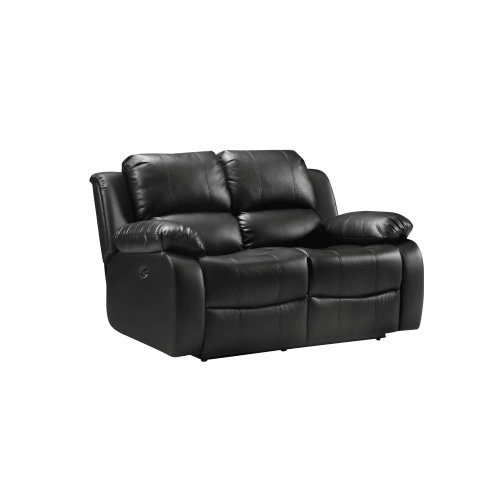 Valencia Black Leather Recliner 3+2+1 Seater Sofa Set 2