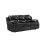 Valencia Black Leather Recliner 3+2+1 Seater Sofa Set 4