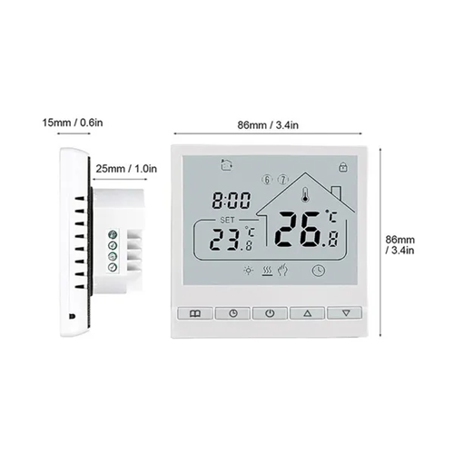 Smart Thermostat 5+2 Programmable 16A Electric Heating Thermostat 1
