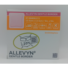 Allevyn Gentle Border 12.5cm x 12.5cm Box of 10