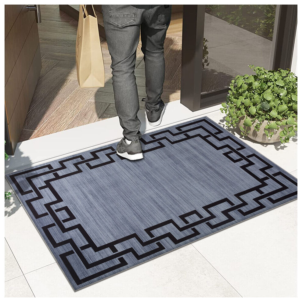 Oxford Homeware (60 X 110 Cm, Nico) Luxury Printed Rugs Large Runner Rug & Door Mats Multicoloured