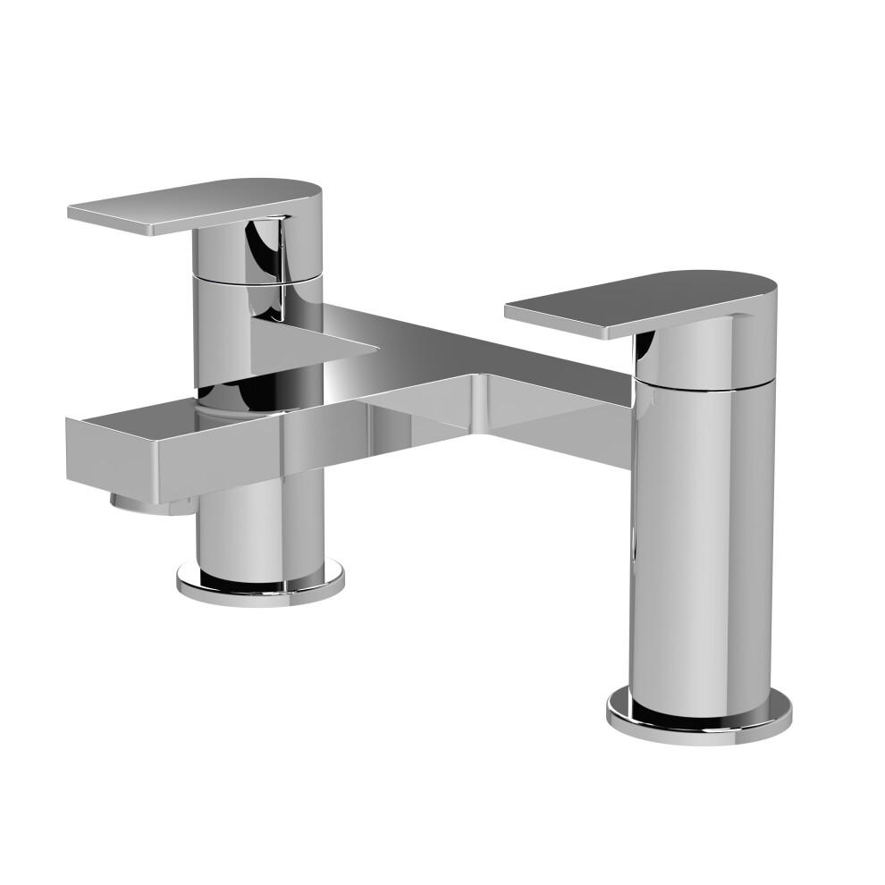 Balterley Contemporary Deck Mounted Bath Filler Tap - Chrome