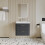 Balterley Wall Hung 2 Drawer Vanity Unit with Ceramic Basin - 600mm - Soft Black 5