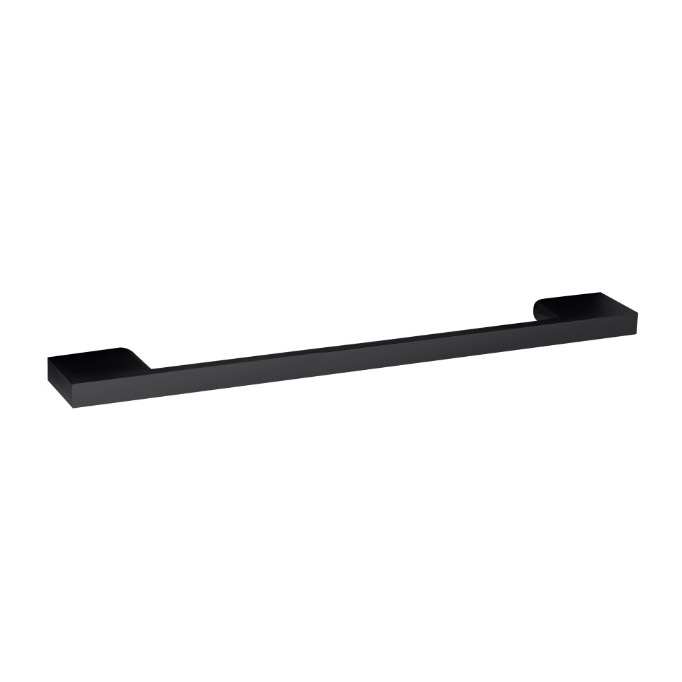 Balterley Furniture Handle Square D Shape Handle, 223Mm (192Mm Centres) - Matt Black