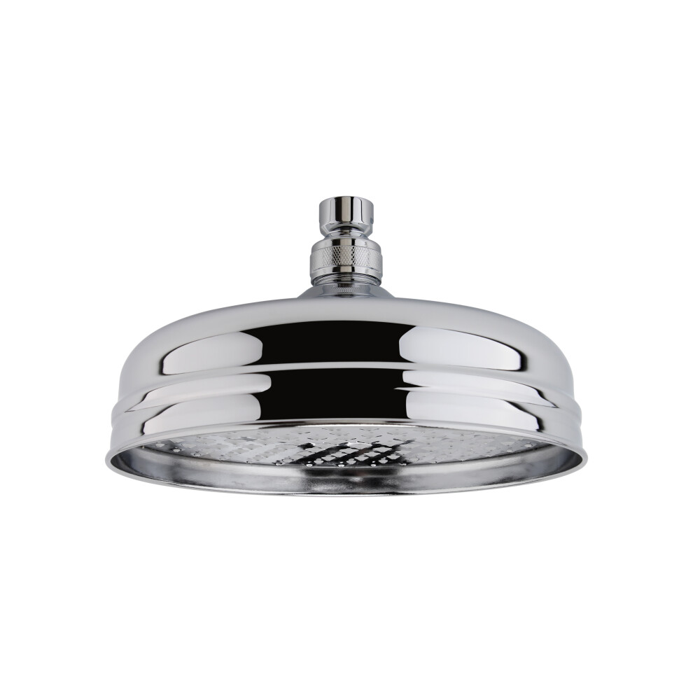 Traditional Apron Fixed Shower Head, 194mm - Chrome