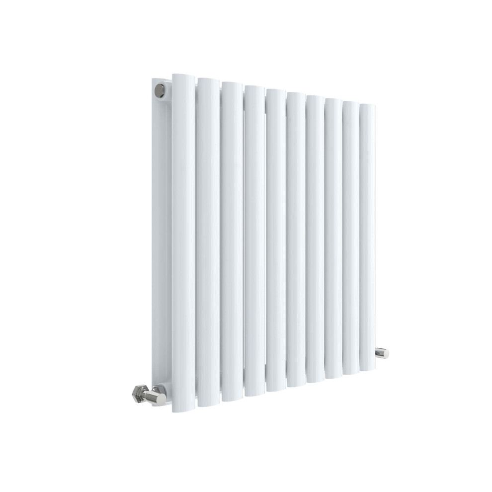 Balterley Horizontal Double Panel Radiator - 600Mm X 586Mm - 2209 Btu - Gloss White