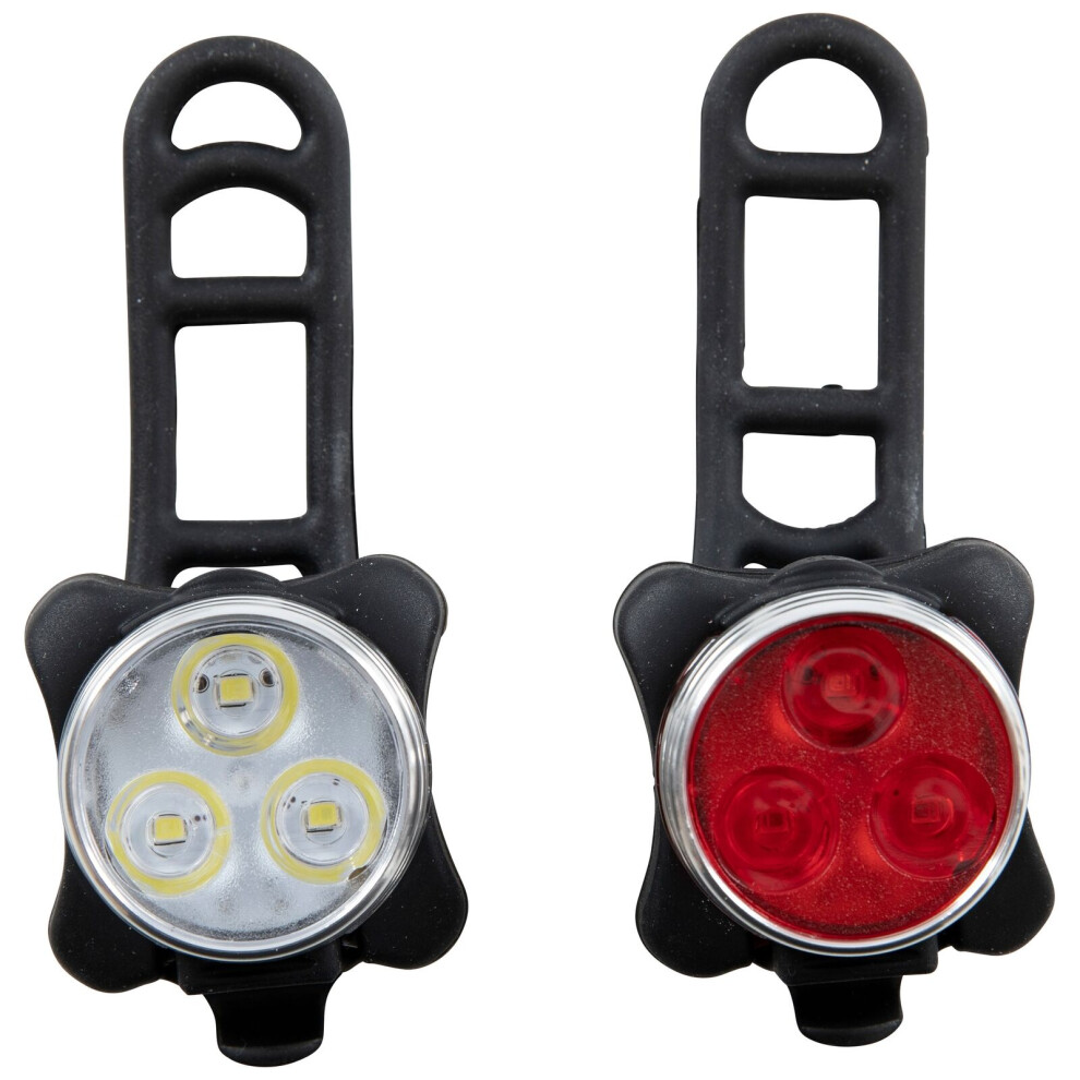 Trespass Bike Light Front & Rear Set