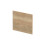 Balterley 1700mm Edge/Power L Shape Square End Bath Panel - Textured Woodgrain Autumn Oak 1