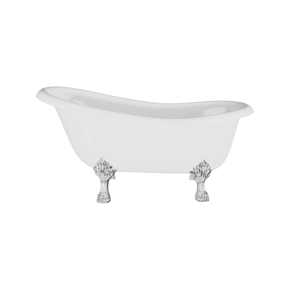 Traditional Slipper Freestanding Bath & Feet from Balterley - 1600mm x 770mm