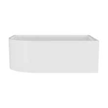 Right Hand J-Shaped Freestanding Bath from Balterley - 1700mm x 740mm