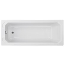 Traditional Straight Single Ended Shower Bath Tub - 1700mm x 700mm