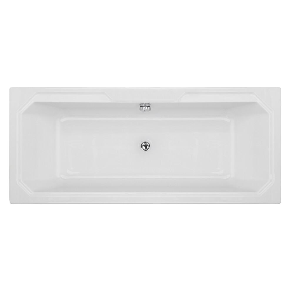 Traditional Straight Double Ended Shower Bath Tub - 1800mm x 800mm