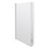 Balterley Chrome 6mm Toughened Safety Glass Reversible L-Shaped Bath Screen - Hinged with Fixed Return (BBSCBS7) 2