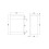 Balterley Slimline WC Unit   - 500mm - Gloss White 3