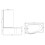 Balterley Left Hand Shower Bath Bundle - Includes Tub, Curved 6mm Safety Glass Screen and Front Panel - 1500mm 3