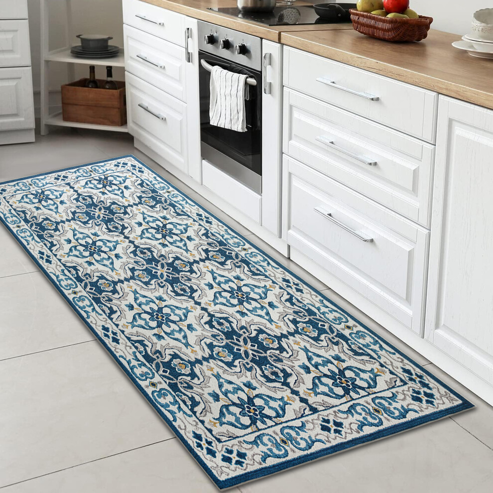 Oxford Homeware (60 X 220 Cm, Luna) Luxury Printed Rugs Large Runner Rug & Door Mats Multicoloured