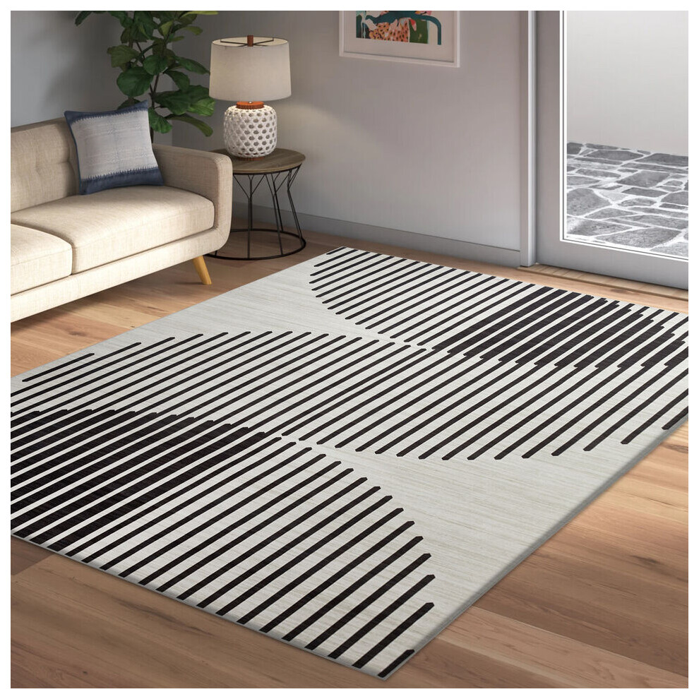 Oxford Homeware (80 X 150 Cm, Jett) Luxury Printed Rugs Large Runner Rug & Door Mats Multicoloured