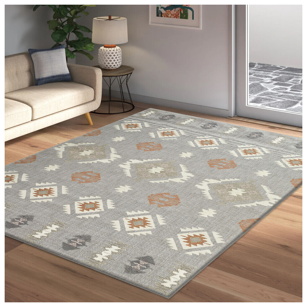 Oxford Homeware (80 X 150 Cm, Nova) Luxury Printed Rugs Large Runner Rug & Door Mats Multicoloured
