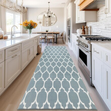 (80 X 300 cm, Ava) Luxury Printed Rugs Large Runner Rug & Door Mats