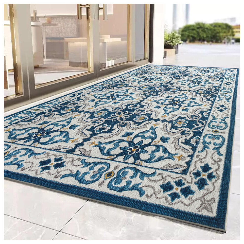 Oxford Homeware (120 X 170 Cm, Luna) Luxury Printed Rugs Large Runner Rug & Door Mats Multicoloured