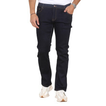 (Indigo, 30W X 32L) MYT Mens Super Stretch Straight Leg Jeans