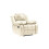Valencia Cream Leather Recliner 3+2+1 Seater Sofa Set 4